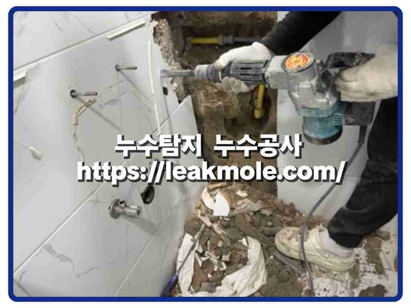누수탐지 현장 작업 사진 11